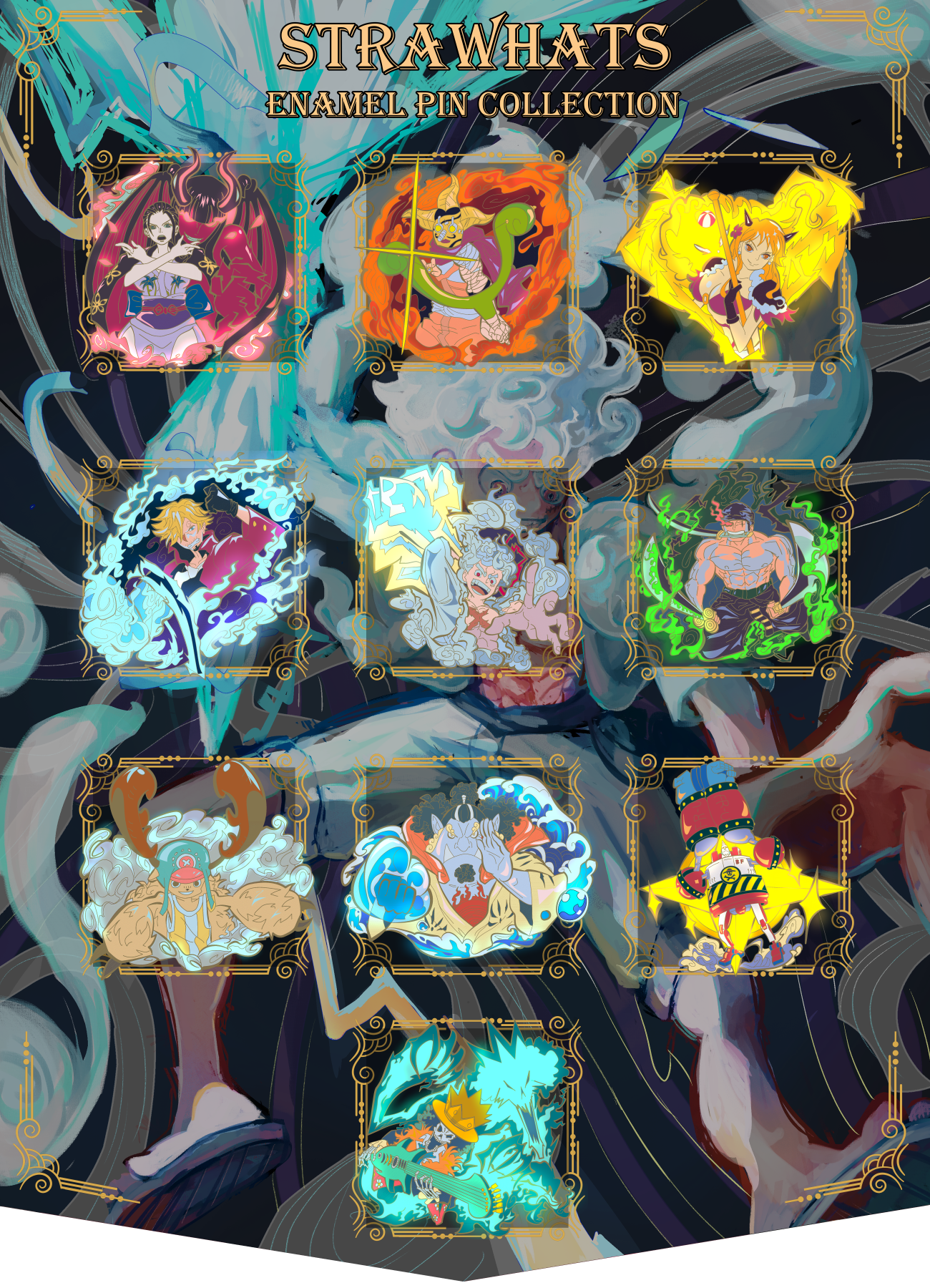 Gear 5 Thunder Luffy Banner