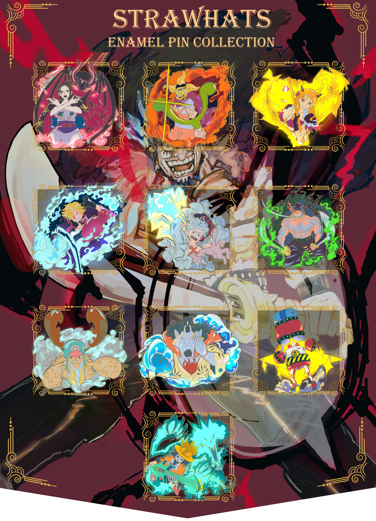 ROCKS EDITION FULL STRAWHAT COLLECTION